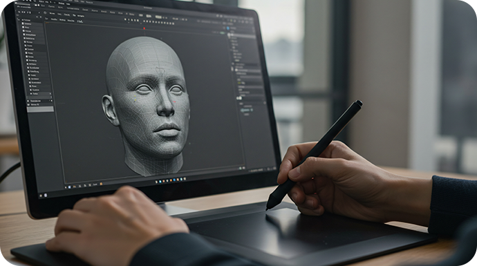ZBrush, Maya, Blender PBR 파이프라인